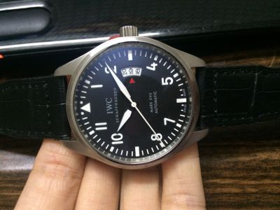 IWC Pilot's Mark XVII Big Pilot Replica Watch For Men Black Dial 